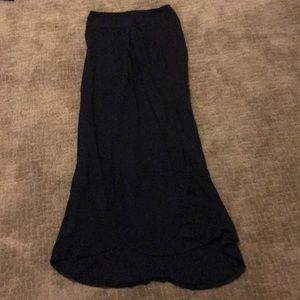 Nightcap Black Maxi Skirt